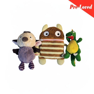 Animal Plush Extra Soft Stuff Toys For kids Pack of 3 Premium Pre-loved