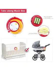 Baby Musical Mobile Crib with Music and Lights KIDZMART