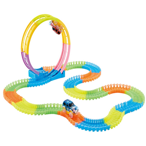 360 Degree Colorful Race Car Track Set KIDZMART