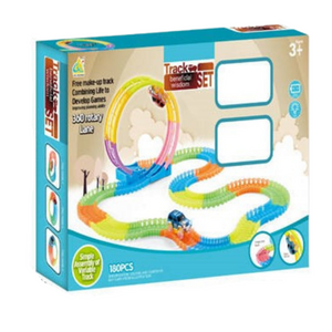 360 Degree Colorful Race Car Track Set KIDZMART