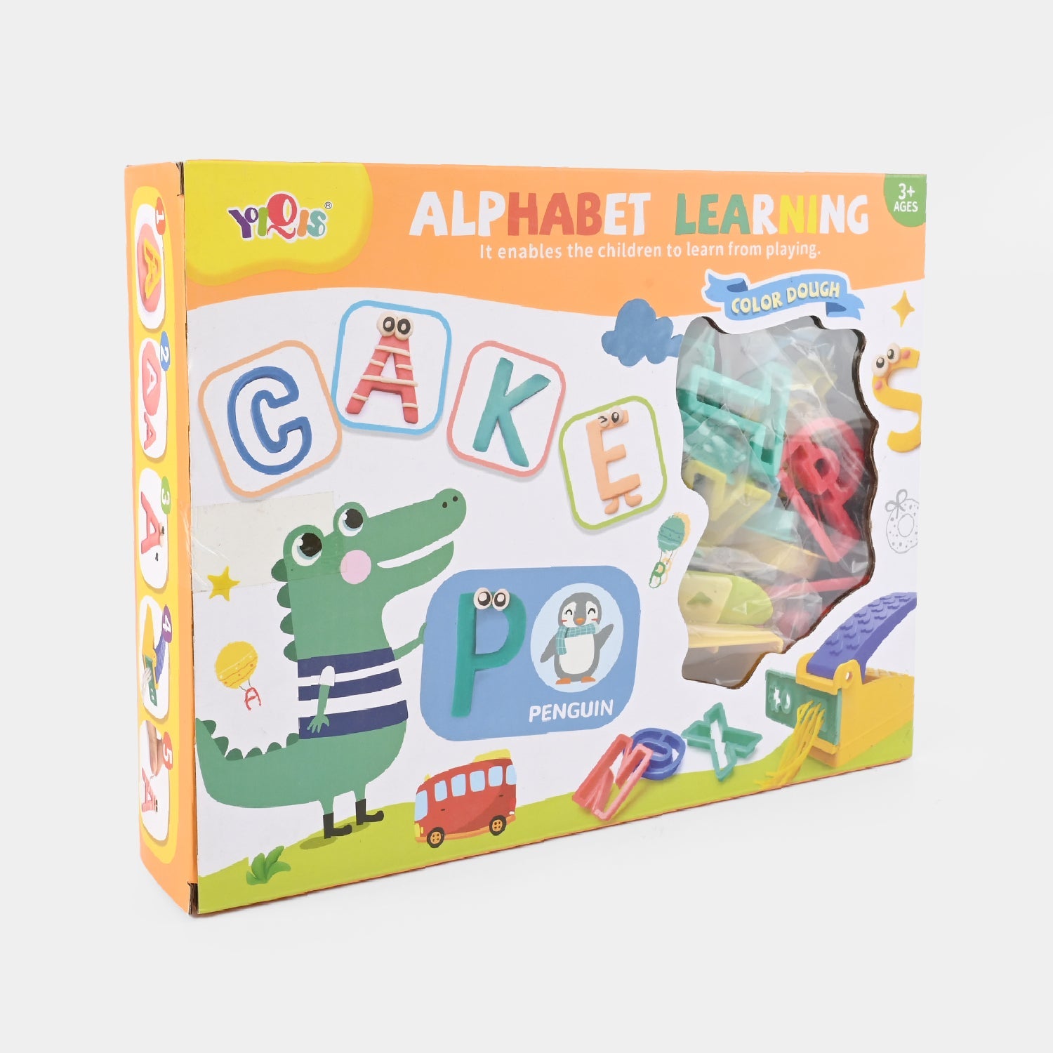 Alphabet Learning Color Dough Play Set