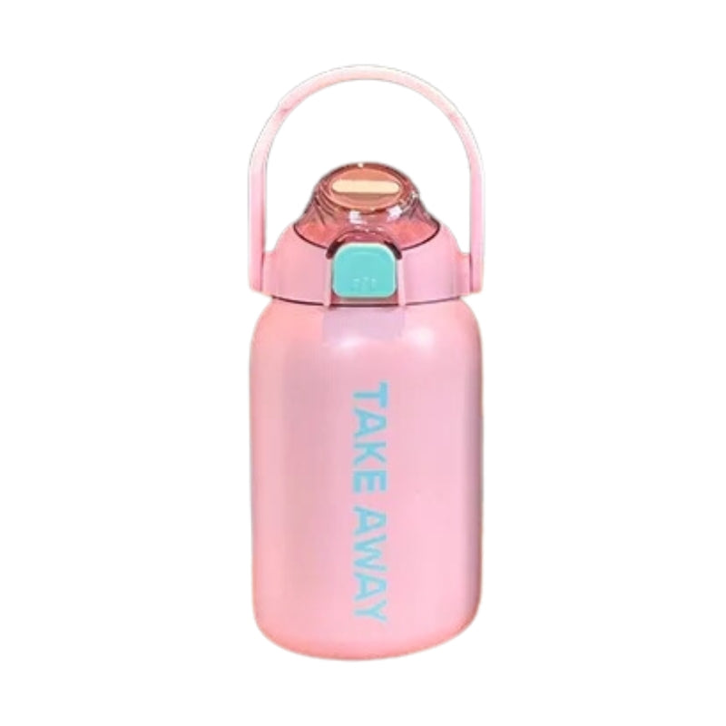 Take Away Metal Water Bottle With Sipper (1107)