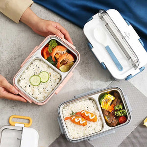 Elegant Vibrant Lunchbox with Cutlery