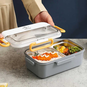 Elegant Vibrant Lunchbox with Cutlery