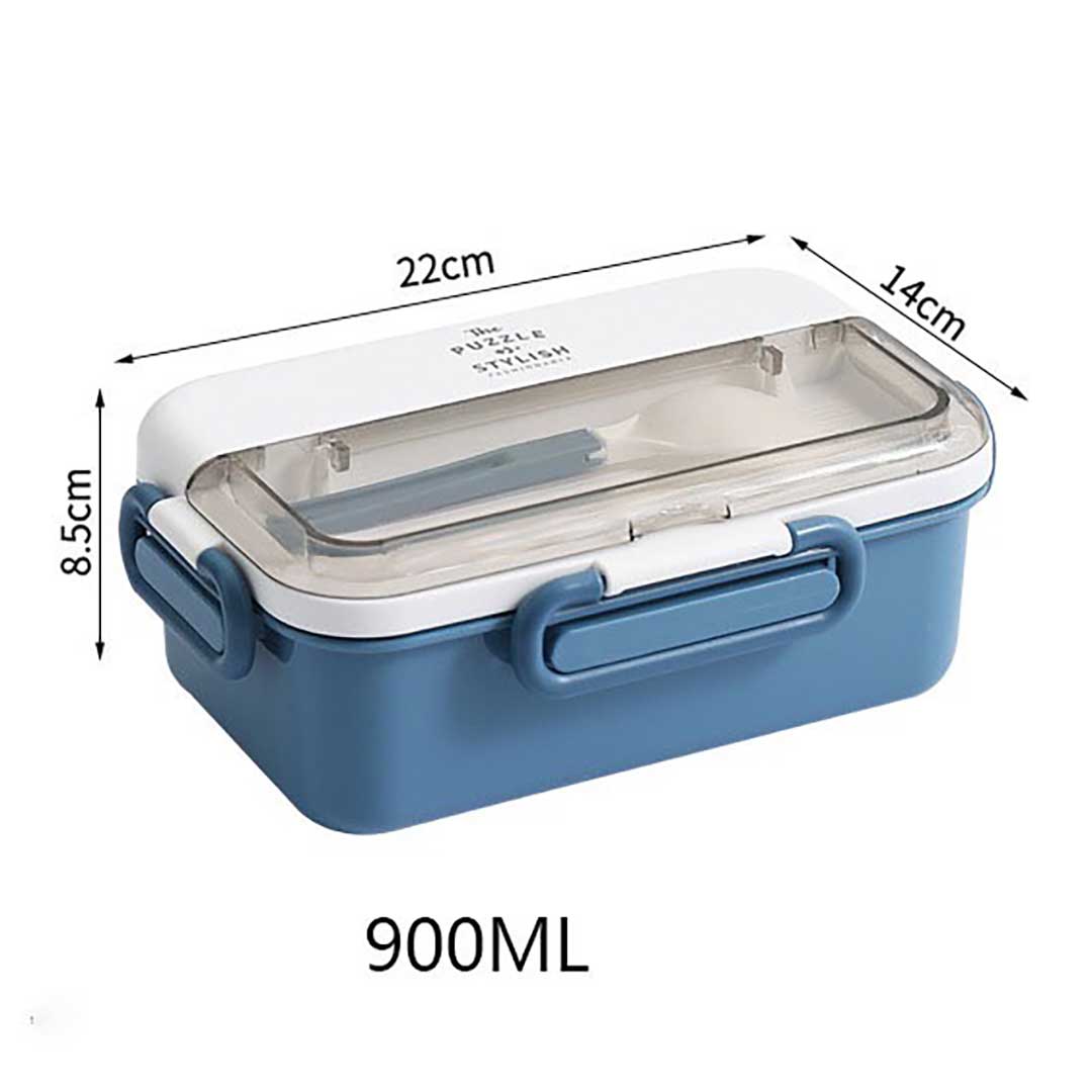 Elegant Vibrant Lunchbox with Cutlery