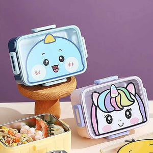 Cute Cartoon Stainless Steel Lunch Box