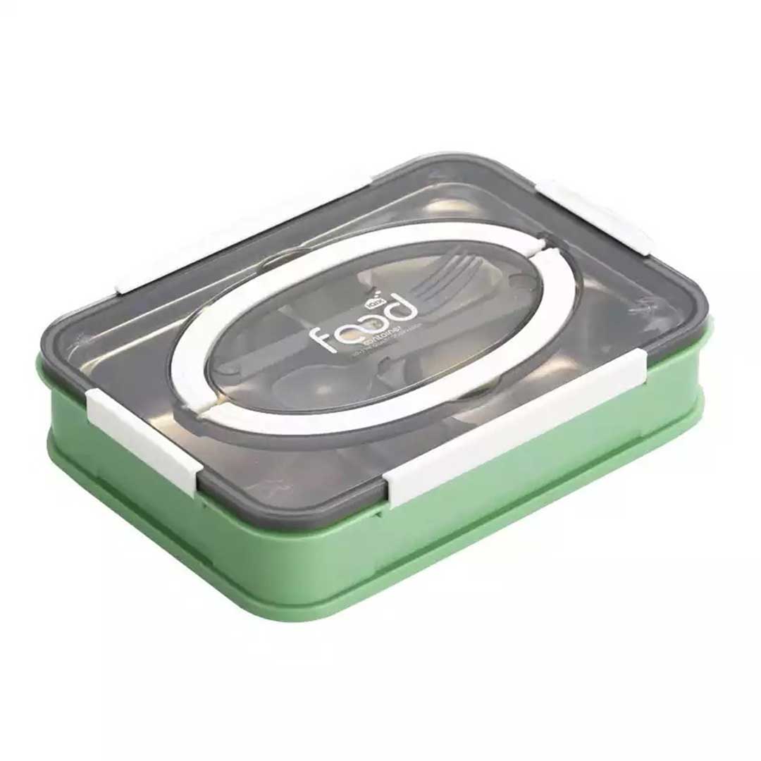 Stainless Steel Lunch Box, Food Warmer, Leakproof Kids Lunch Box with 3 Compartment for Travel, Picnic, School and Office