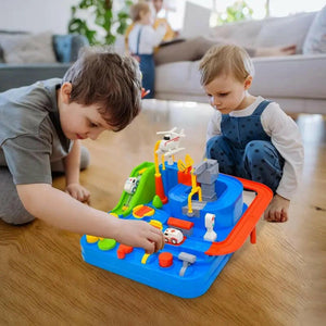 Car Adventure Track with Streeing - KIDZMART