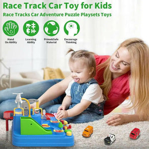 Car Adventure Track with Streeing - KIDZMART