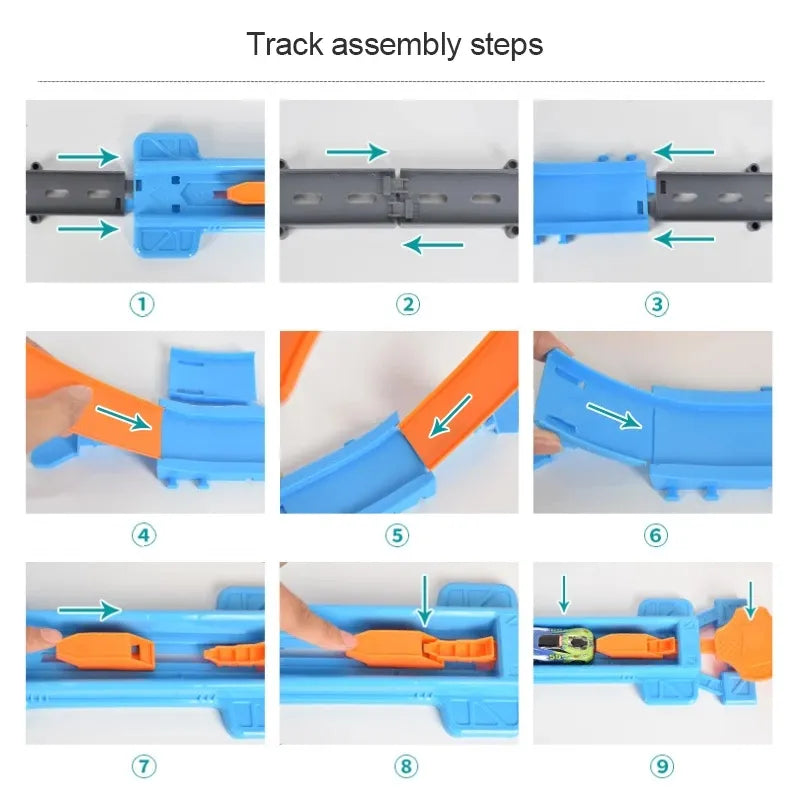 Stunt Speed Double Car Track Wheels Model Toys for Kids Racing