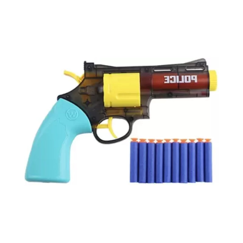 Soldier 2 In 1 Dart And Water Revolver Gun Toy For Kids