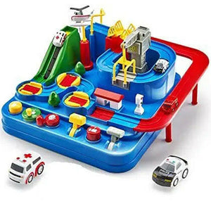 Car Adventure Track with Streeing - KIDZMART