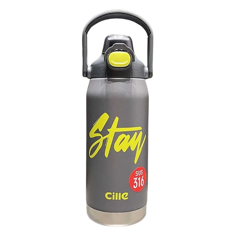 Cille Stay Printed Metal Water Bottle With Sipper (XB-22158)