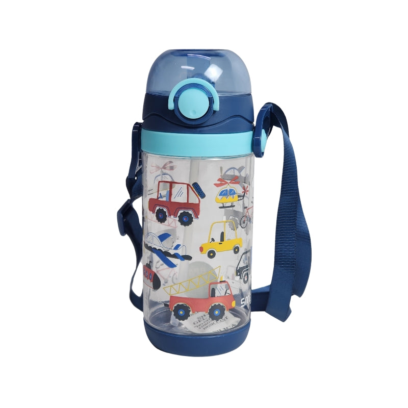 Car Printed Water Bottle For Kids