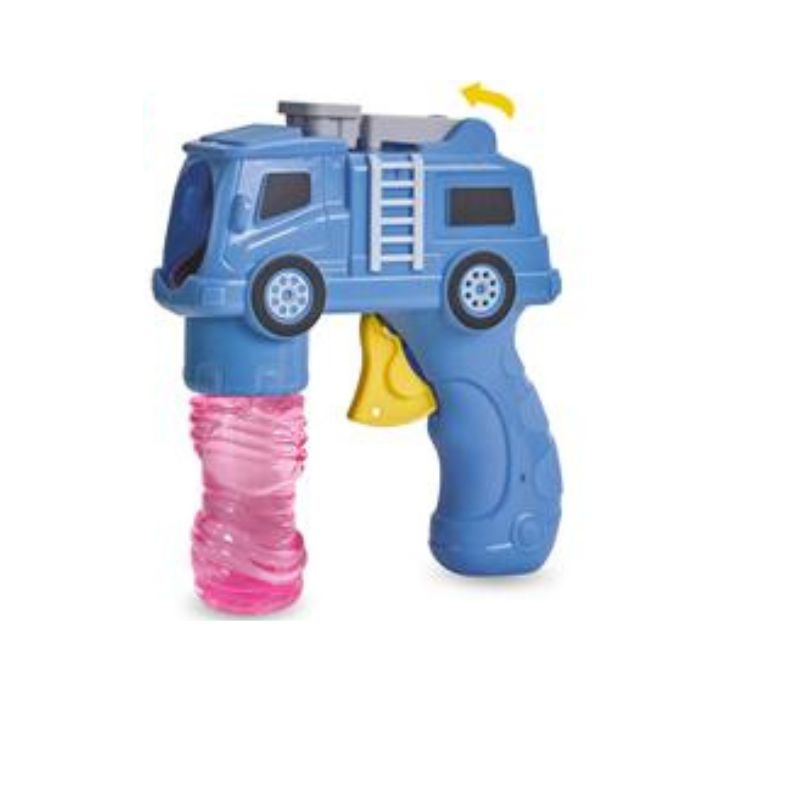 Fire Engine Bubble Gun Toy With Light And Sound