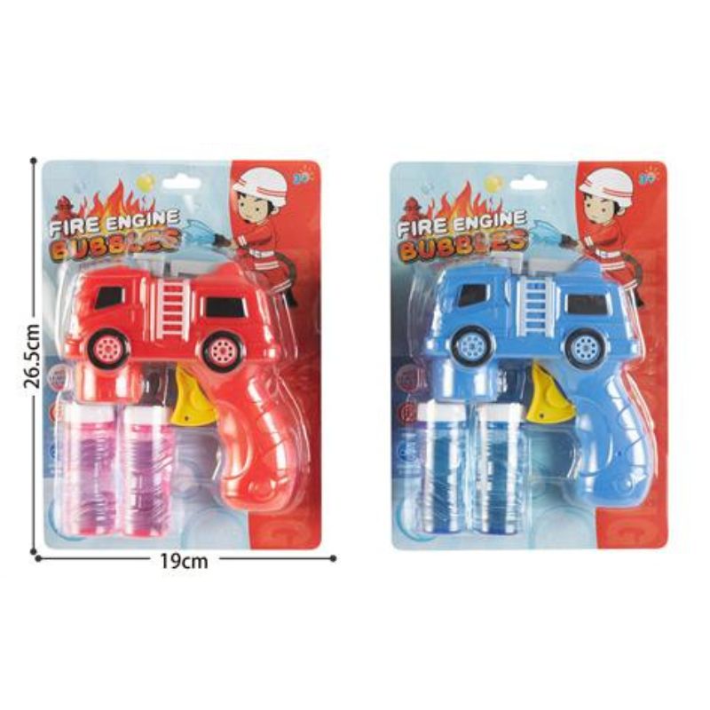 Fire Engine Bubble Gun Toy With Light And Sound