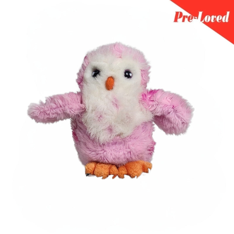 Cute Pink Owl Stuff Toy 22Cm Premium Pre-loved