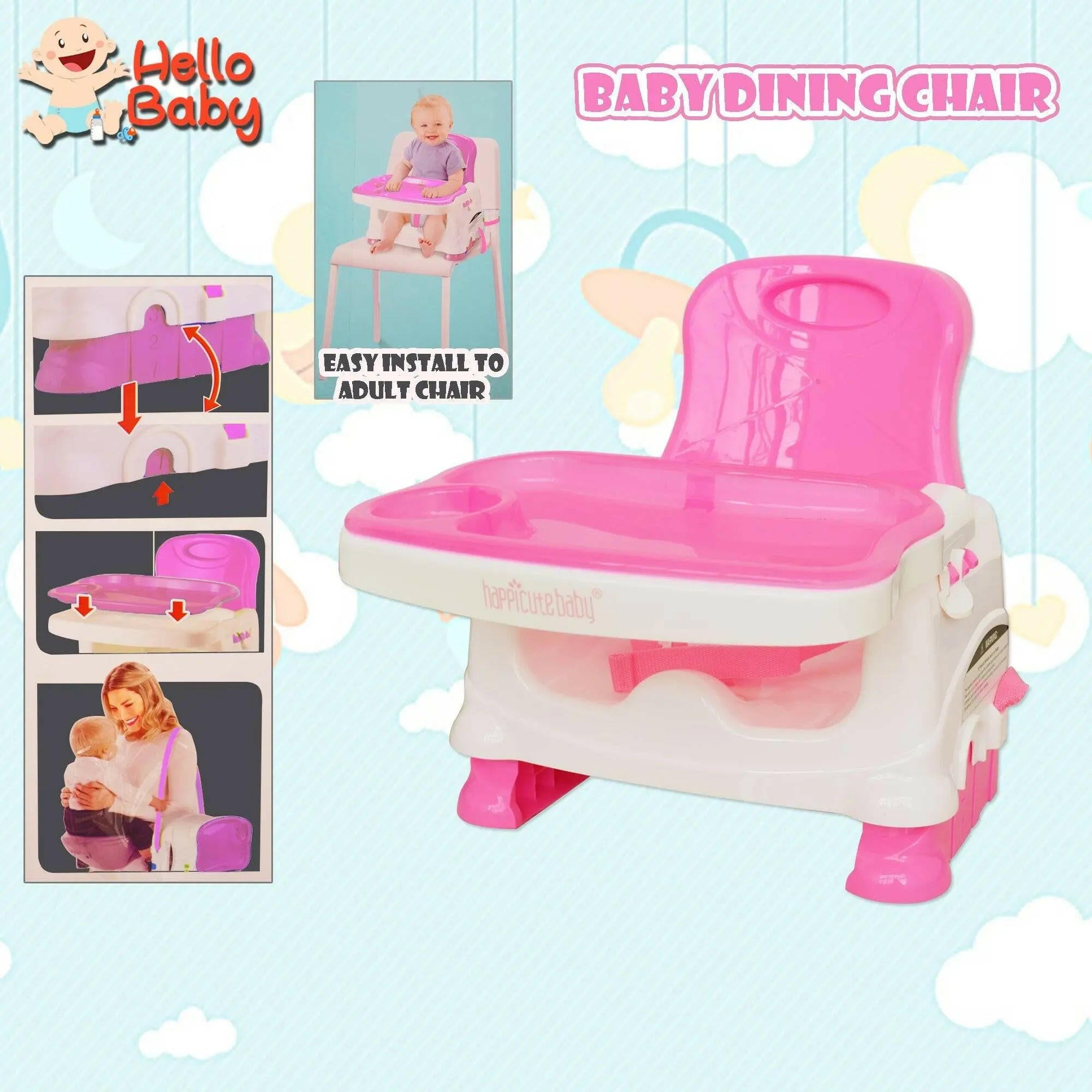 Ever Green Portable Baby Feeding Chair - KIDZMART