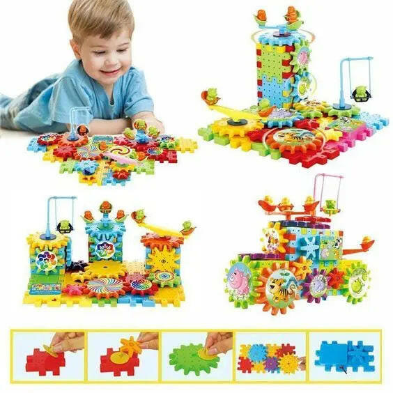 Electric Gear Building Blocks - KIDZMART