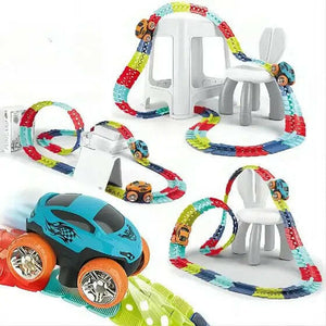 360 Degree Changeable Car Track Set - KIDZMART 