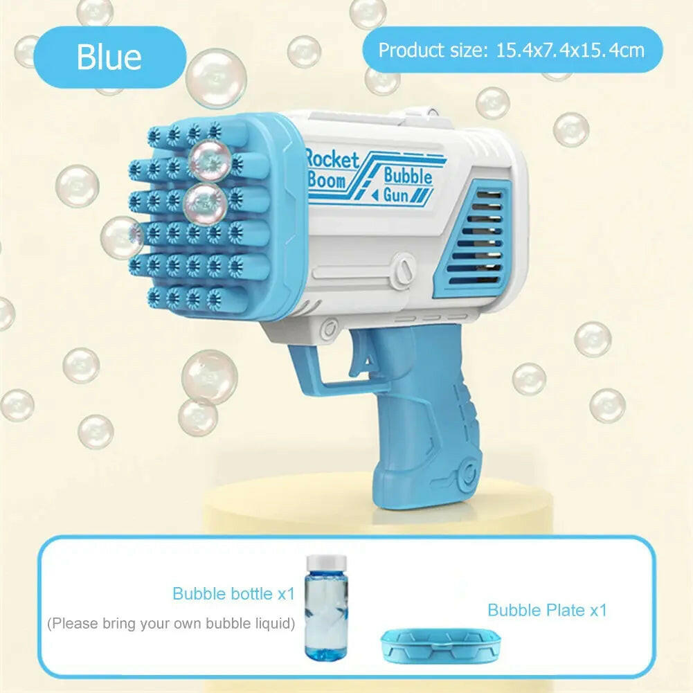 Bubble Machine Gun 32Holes Blaster For Kids - KIDZMART 