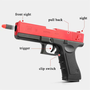 Shell Ejection Soft Bullet High Quality Toy Gun - KIDZMART