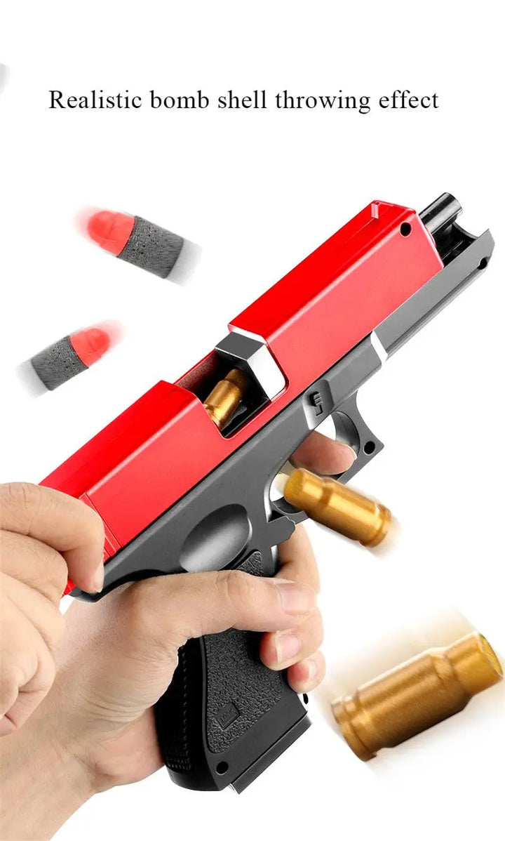 Shell Ejection Soft Bullet High Quality Toy Gun - KIDZMART