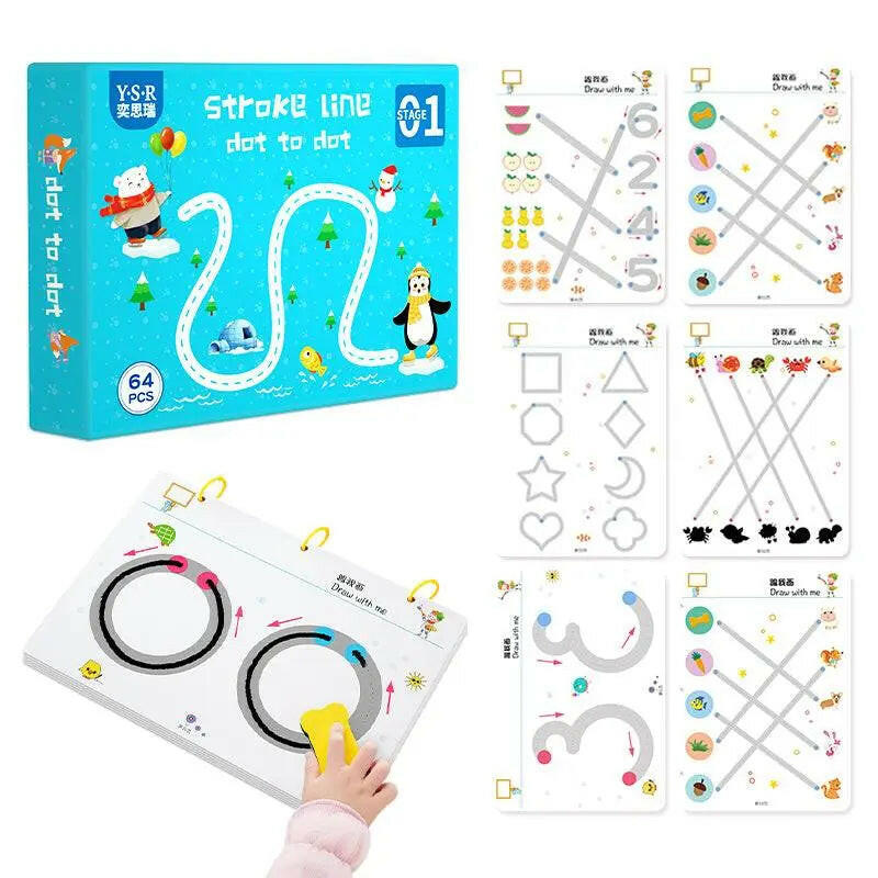 Reusable Tracing Workbook For Children - KIDZMART