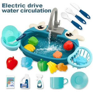 Electric Dishwasher Kitchen Sink Toy - KIDZMART