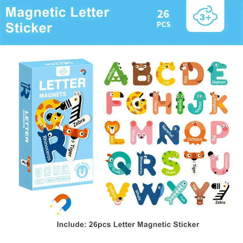 Magnetic Fridge Letters And Numbers For Kids - KIDZMART