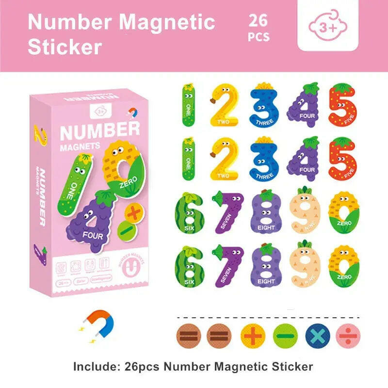 Magnetic Fridge Letters And Numbers For Kids - KIDZMART