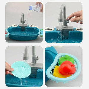 Electric Dishwasher Kitchen Sink Toy - KIDZMART