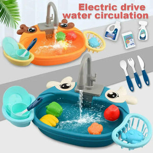 Electric Dishwasher Kitchen Sink Toy - KIDZMART