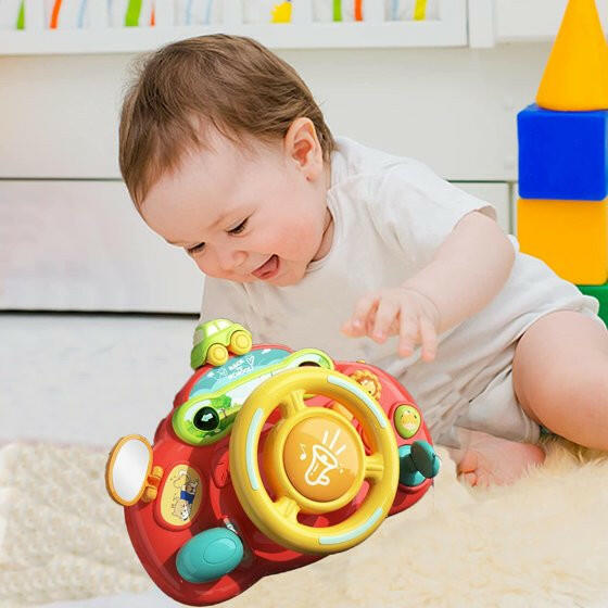 Baby Sensory Musical Steering Wheel KIDZMART