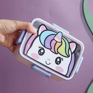 Cute Cartoon Stainless Steel Lunch Box