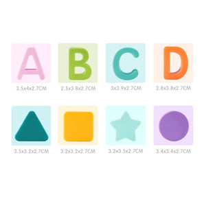 Huanger Baby’s First Blocks | Shape Sorter | Alphabets | 16 Blocks - Snug N' Play