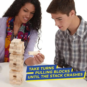 Jenga Classic Game with hardwood Blocks - KIDZMART