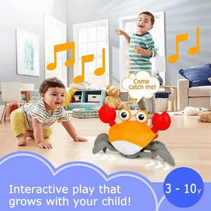 Rechargeable Escape Electric Crab Musical Toys with Induction - KIDZMART