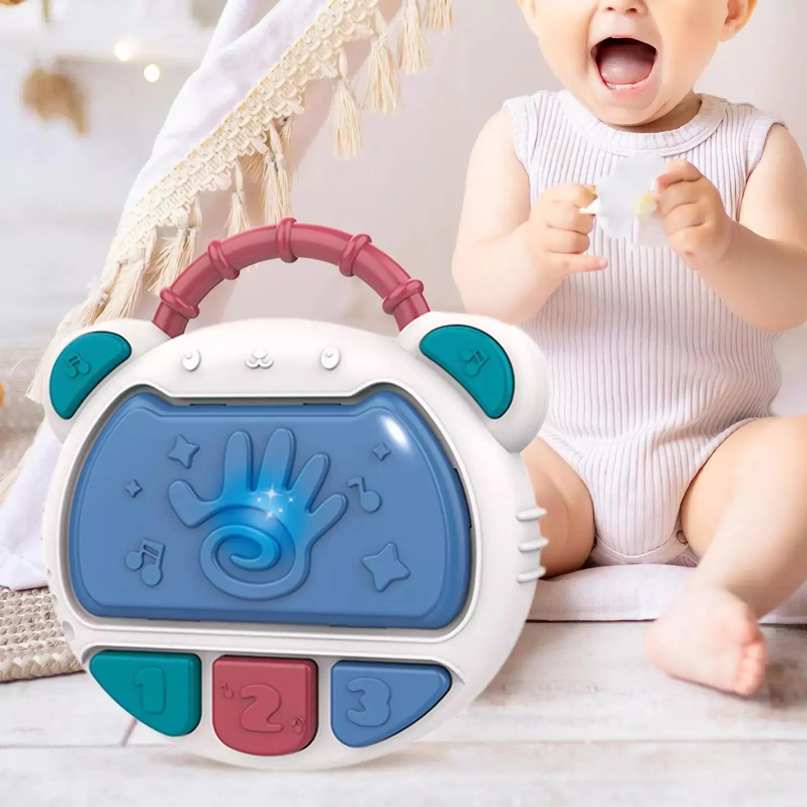 Babies Light up Musical Drum Toy - KIDZMART