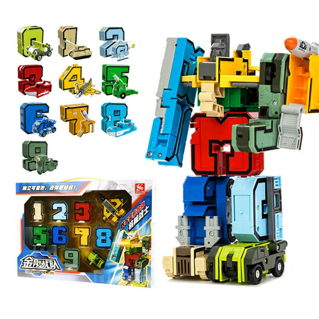 Digital Deformation Robot Toy (10 Pcs) - KIDZMART