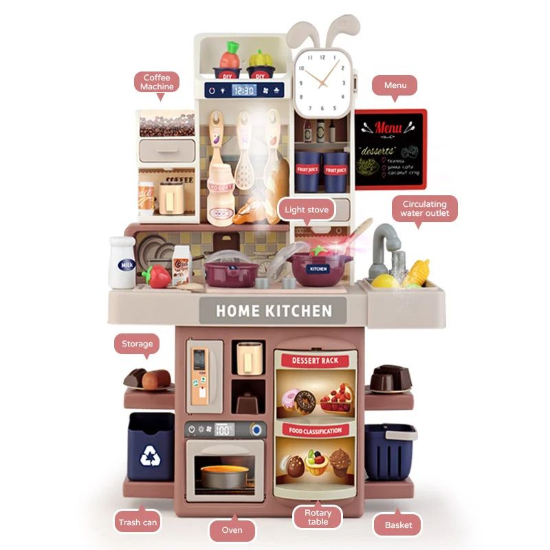 Dream Home Kitchen Set With Accessories And Light (Deal)