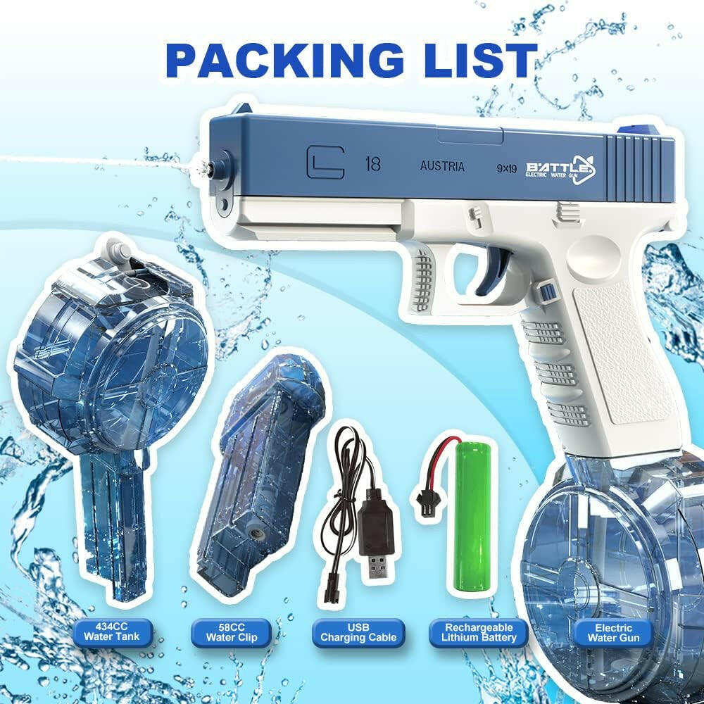 Glock Automatic Rechargeable Dual Tank Water Gun KIDZMART