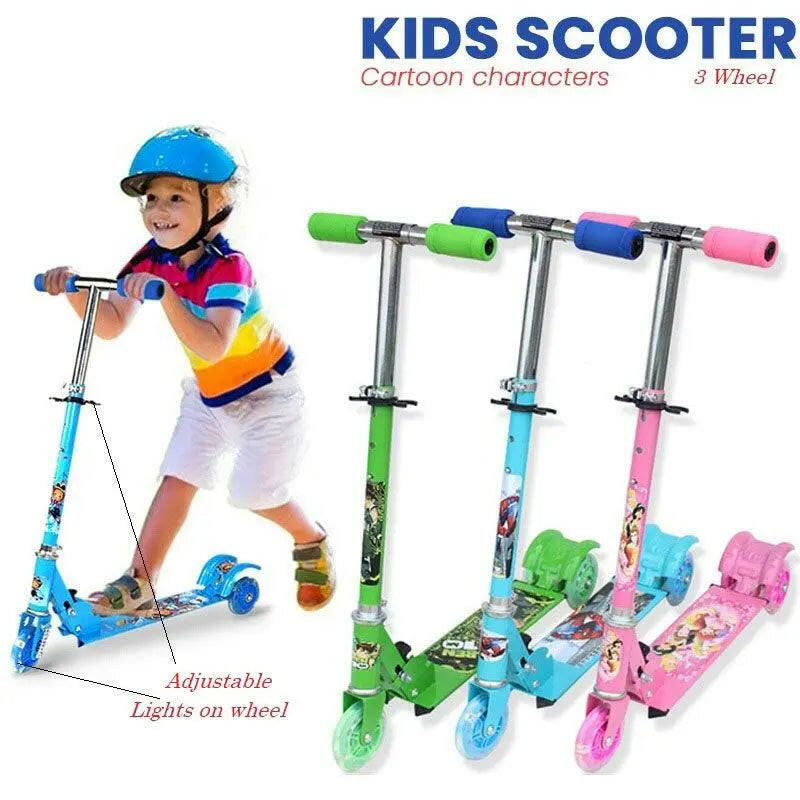 Adjustable 3 wheel Kids Scooty - KIDZMART