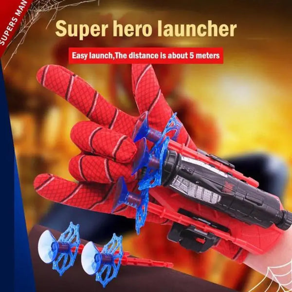 Amazing Spiderman Costume Shooter Glove Toy - KIDZMART