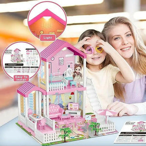 Beautiful Doll Villa Set 81 Pc for Girls - KIDZMART