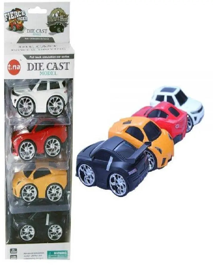 Classic Auto Model Die cast cars set of 4 - KIDZMART
