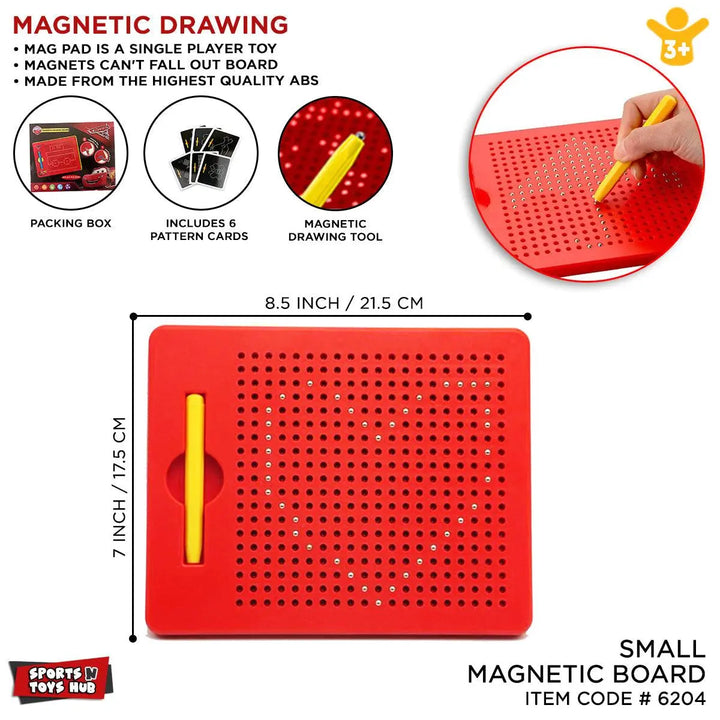 Drawing Magnetic Pad with 10 Pattern Cards For Kids - KIDZMART