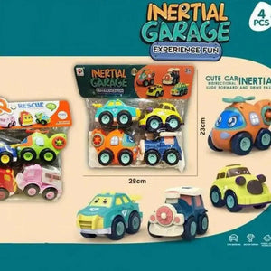 Intertial garage Car Set - KIDZMART