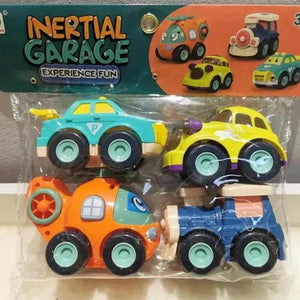 Intertial garage Car Set - KIDZMART