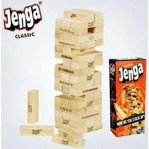 Jenga Classic Game with hardwood Blocks - KIDZMART